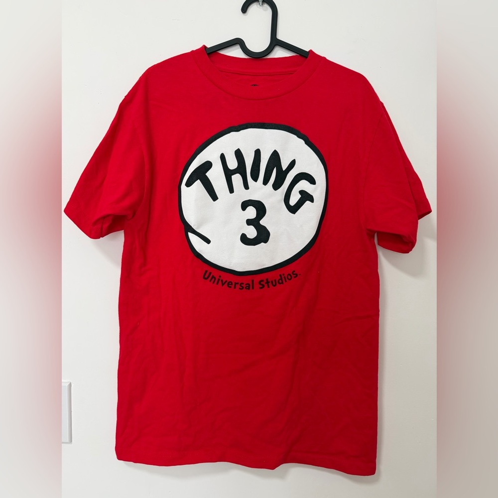 Thing 3 red t shirt 100% cotton